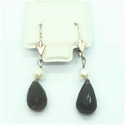 61) STERLING SILVER GEMSTONE EARRINGS
