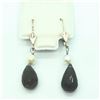 Image 1 : 61) STERLING SILVER GEMSTONE EARRINGS