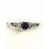 Image 1 : 73) STERLING SILVER ONYX RING