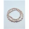 Image 2 : 77) STERLING SILVER FRESHWATER PEARL NECKLACE