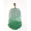 Image 1 : 82) 14K YELLOW GOLD GENUINE JADEITE PENDANT