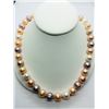 Image 1 : 89) STERLING SILVER FRESHWATER PEARL NECKLACE