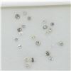 Image 1 : 105) GENUINE ASSORTED WHITE DIAMOND GEMSTONES