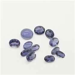 121) GENUINE IOLITE GEMSTONE