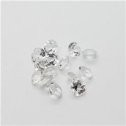 125) GENUINE WHITE QUARTZ GEMSTONE