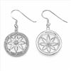Image 2 : 136) STERLING SILVER CUBIC ZIRCONIA EARRINGS