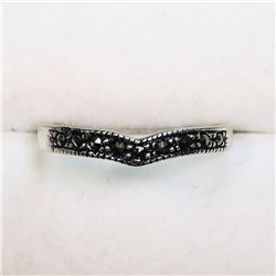 188) STERLING SILVER MARCASITE RING