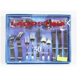 NEW 50-PC LAGOSTINA STAINLESS STEEL 18/10
