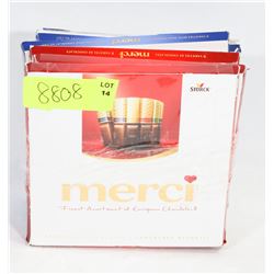 LOT OF MERCI EUROPEAN CHOCOLATES