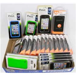 FLAT OF NEW iPHONE 4 / 4S CASES