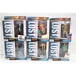 LOT OF 6 LOST ACTION FIGURES, NEW IN BOX