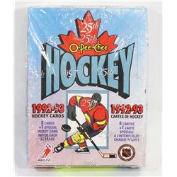 1992-93 OPC HOCKEY FACTORY SEALED BOX ANNIVERSARY
