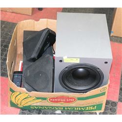 JVC AND SONY SURROUND SOUND SPEAKERS