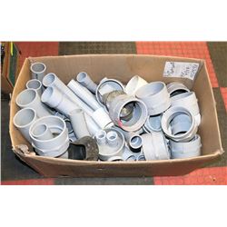 BOX OF PVC CONDUIT FITTINGS