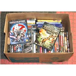 BOX W/OVER 50 DVD MOVIES