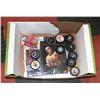 Image 1 : HOCKEY COLLECTIBLES INC GAME USED OILER PUCKS,