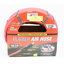 50FT CONTRACTOR 300PSI HEAVY DUTY RUBBER AIR HOSE