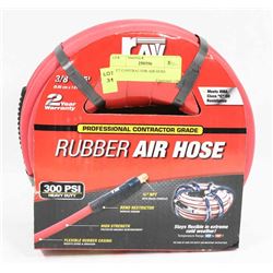 25FT CONTRACTOR 300PSI HEAVY DUTY RUBBER AIR HOSE