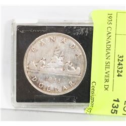 1935 CANADIAN SILVER DOLLAR.