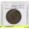 Image 1 : 1842 PROVINCE OF CANADA BANK OF MONTREAL HALF
