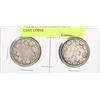 Image 1 : 1913 & 1919 CANADIAN SILVER 50 CENT COINS