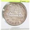 Image 1 : 1954 CANADIAN SILVER DOLLAR COIN.