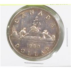 1960 CANADIAN SILVER DOLLAR COIN.