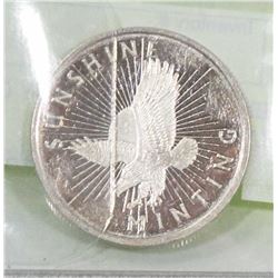 SUNSHINE MINT HALF TROY OUNCE .999 SILVER COIN