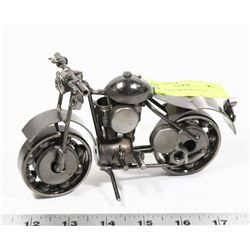 SOLID METAL MOTORCYCLE FIGURE