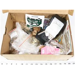 BOX OF ESTATE JEWELLERY AND COLLECTIBLES