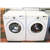Image 1 : LG WHITE WASHER & DRYER SET, 27"X27.5"X39"