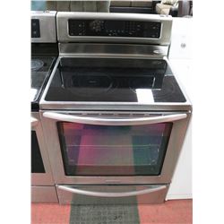 KITCHEN AID CERAMIC TOP STOVE, FLAT TOP