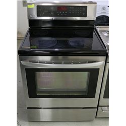 LG STAINLESS STEEL STOVE 30"X25"X46".