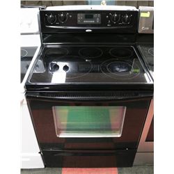 WHIRLPOOL CERAMIC TOP BLACK STOVE