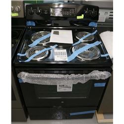 GE FREE STANDING ELECTRIC SELF CLEANING RANGE.