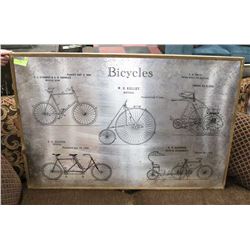 BICYCLES WALL HANGING