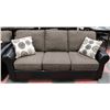 Image 2 : AB 3035 NEW FABRIC AND LEATHERETTE 80" SOFA W/
