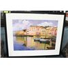 Image 1 : EUROPEAN SEASIDE MATTED AND FRAMED