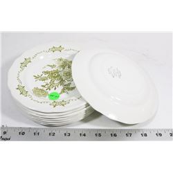 8PCS ROYAL STAFFORDSHIRE ENGLISH PLATES