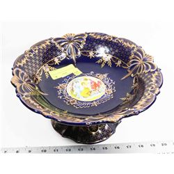 VINTAGE 24K GOLD TRIM PLATTER