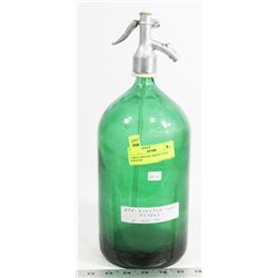 LARGE VINTAGE GREEN GLASS SPRAYER