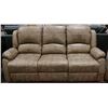 Image 3 : NEW DARIA BROWN LEATHERETTE RECLINING 76"