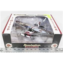 REMINGTON DIE CAST AIRPLANE METAL BANK