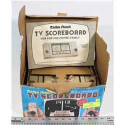 VINTAGE RADIO SHACK TV SCOREBOARD GAME