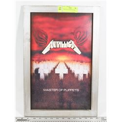 3D METALLICA WOOD POSTER