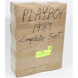 PLAYBOY COMPLETE SET YEAR 1989