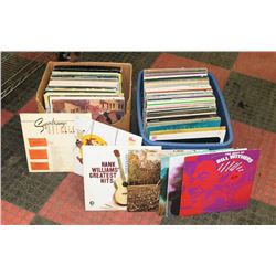 2 BOXES OF ASSORTED RECORDS