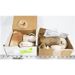 TWO BOXES OF VINTAGE PROSPECTORS ASSAY CRUBICLES