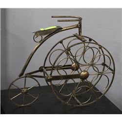 VINTAGE METAL BICYCLE WINE