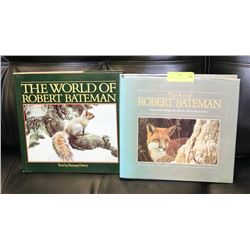 2 ROBERT BATEMAN ART BOOKS.